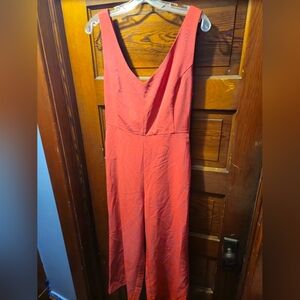 Melloday Pink Sleeveless Jumpsuit